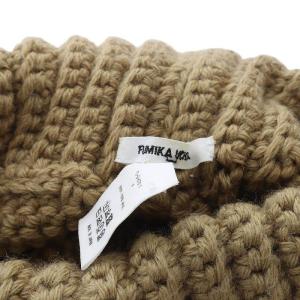 FUMIKA_UCHIDA 帽子 ニットキャップ ビーニー ニット帽 ウール ブラウン FU-G-KT017 /YO14