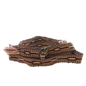 VINTAGE NOMAD BELT THIN ベルト レッド ブラウン /YO13