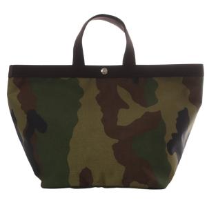 725W カモフラージュ コーデュラ舟型トートL 迷彩 ハンドバッグ カーキ /YO1