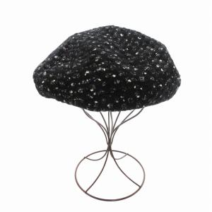 HELEN KAMINSKI 美品 ベレー帽 帽子 ウール OS 黒 ブラック /HO