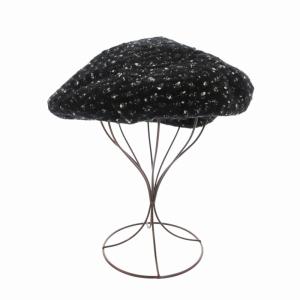 HELEN KAMINSKI 美品 ベレー帽 帽子 ウール OS 黒 ブラック /HO