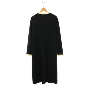 MACKINTOSH PHILOSOPHY MACKINTOSHPHILOSOPHY 24AW Cleric Collar Knitサックワンピース 長袖 ロング 38 M グレー /SY