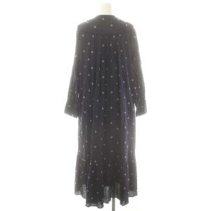 NE QUITTEZ PAS! Cotton Gauze Full Embroidery Frill Collar Dress ワンピース