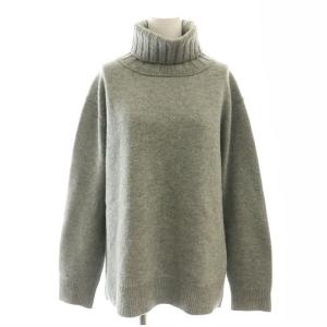 JADE タートルネックニット セーター 長袖 グレー /HK OS