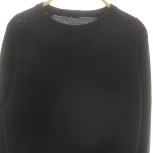 MUSE de Deuxieme Classe WISH クルーネック プルオーバー ニット セーター 長袖 ネイビー /DF OS