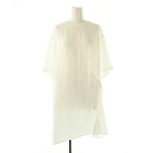 アパルトモン 25SS ツイストブラウス プルオーバー 五分袖 F ホワイト /DF OS