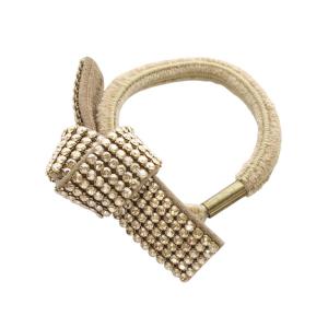 オードリードレスポニー ヘアゴム べージュ /SR21