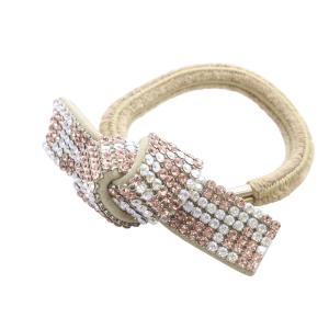 オードリードレスポニー ヘアゴム べージュ /SR29