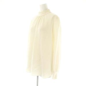 Theory 23SS Classic Crepe Stand Collar Vol TP プルオーバーブラウス 長袖