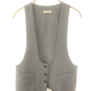 DES PRES 25SS ポリエステルウールバラシャテイラードサロペット F グレー