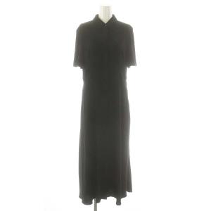 24SS POWDER CREPE CL DART SHIRTDR J ワンピース マキシ ロング 半袖