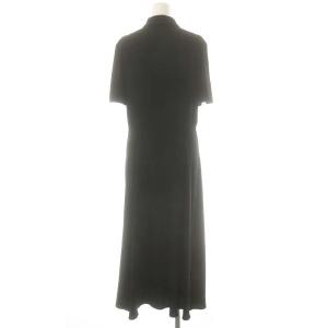 Theory 24SS POWDER CREPE CL DART SHIRTDR J ワンピース マキシ ロング 半袖