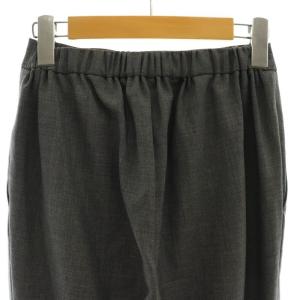 ENFOLD ウールトロ ゴムジョッパーズ パンツ テーパード スラックス 34 グレー /AT OS
