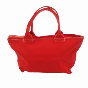 MARC by MARC JACOBS トートバッグ 手提げ ロゴ プリント キャンバス 赤 レッド /HO