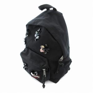 EASTPAK × チェスティ Chesty コラボ 美品 リュックサック バッグ フラワーモチーフ ロゴ パッチ 黒