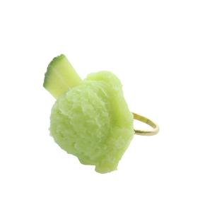 メロンアイス リング 指輪 13号 黄緑 グリーン /SR30