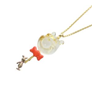 くまのプーさん ミズアメ ネックレス ペンダント ゴールド色 /SR25