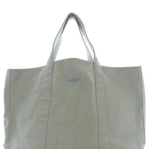 Ron Herman キャンバス トートバッグ ハンドバッグ ロゴ グレー /SR19