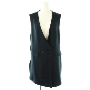 サイドスリットジレ ベスト ロング 38 ネイビー /DO OS