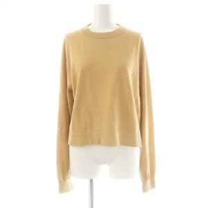 24SS CREW NECK CROPPED SWEATER ニット カットソー 長袖 2 ベージュ /AT