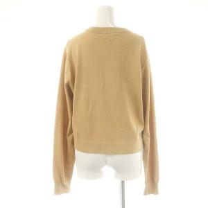 HYKE 24SS CREW NECK CROPPED SWEATER ニット カットソー 長袖 2 ベージュ /AT