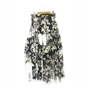 sacai 24SS Floral Print Skirt 1