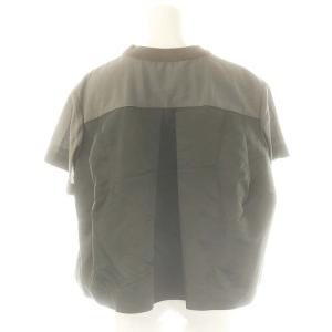 sacai 23SS SUITING MIX PULLOVER 2 モカ チャコール