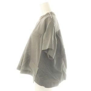 sacai 23SS SUITING MIX PULLOVER 2 モカ チャコール