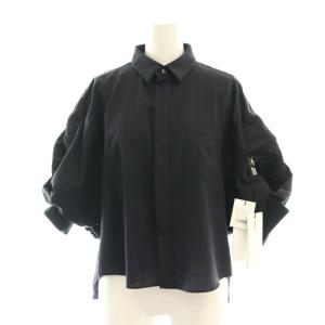 24SS Chalk Stripe Shirt 2 ネイビー ブラック