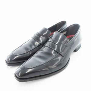 コインローファー ビジネスシューズ レザー 26cm 黒 ブラック /UO SH