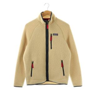 22801 RETRO PILE JACKET ジャケット ボア ブルゾン M ベージュ 紺 /MI OS