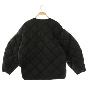 ENFOLD SOLOTEX ツイルキルティングJACKET 2WAY 38 ブラック