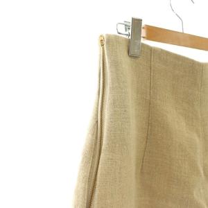 MADISONBLUE HIGH WAIST SHORTS HEAVY LINEN ショートパンツ キュロットパンツ M ベージュ