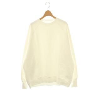 24AW フレンチテリープルオーバー スウェット 長袖 ホワイト /HK OS