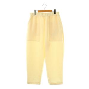 24AW リバー ベイカーパンツ イージー ニット テーパード オフホワイト /HK OS