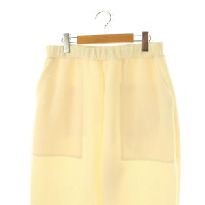 JOURNAL STANDARD LUXE 24AW リバー ベイカーパンツ イージー ニット テーパード オフホワイト /HK OS