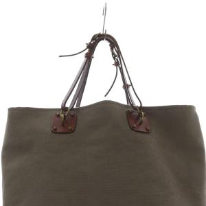 BOTTEGA VENETA キャンバス トートバッグ ハンドバッグ 茶色 ブラウン /SR26 OH