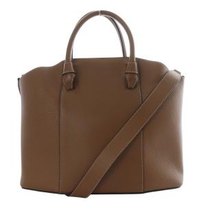 MIASTELLA L TOTE 2WAYトートバッグ ショルダーバッグ 斜め掛け レザー ブラウン /YO11
