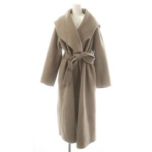 ワイドショールカラーリバーコート ロング 1 グレージュ /HK OS