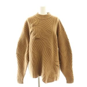 23AW Basket Motif Cable Stitch Knitted Pullover ニット