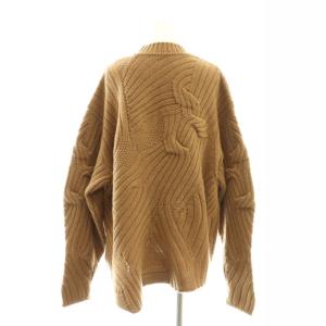 Mame Kurogouchi 23AW Basket Motif Cable Stitch Knitted Pullover ニット