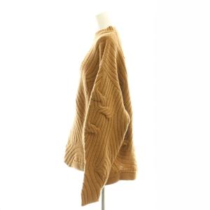 Mame Kurogouchi 23AW Basket Motif Cable Stitch Knitted Pullover ニット