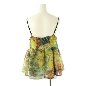 完売　MEDI RACHEL FLUFFY ART CAMISOLE Ｍサイズ MEDI RACHEL FLUFFY ART CAMISOLE（キャミソール）｜Ameri