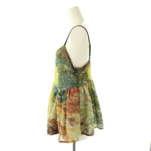 24SS MEDI RACHEL FLUFFY ART CAMISOLE キャミソール 総柄 M
