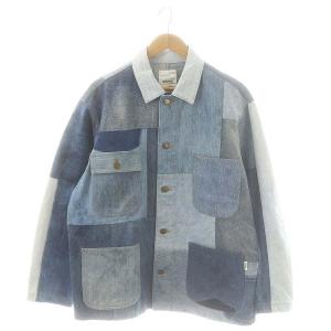 rebear by Johnbull 24AW パッチワークカバーオールジャケット デニム M ブルー