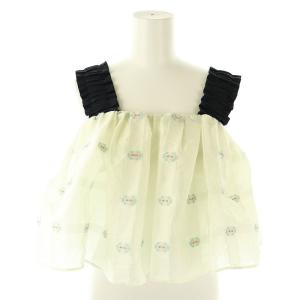 Shirocon 24SS マーガレットバックリボンキャミ 36 アイボリー