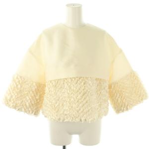 シロコン shirocon 23SS シルキーホイップブラウス トップス プルオーバー 34 アイボリー