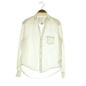 EILEEN オープンカラーシャツ 長袖 コットン XS ホワイト /MY OS