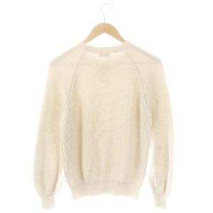 BRUNELLO CUCINELLI ラグランスリーブニット セーター S オフホワイト