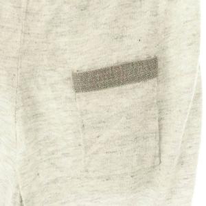 BRUNELLO CUCINELLI リネン混 ジョガーパンツ テーパード S 杢グレー /ES OS